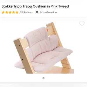 Stokke Tripp Trapp cushion blush pink